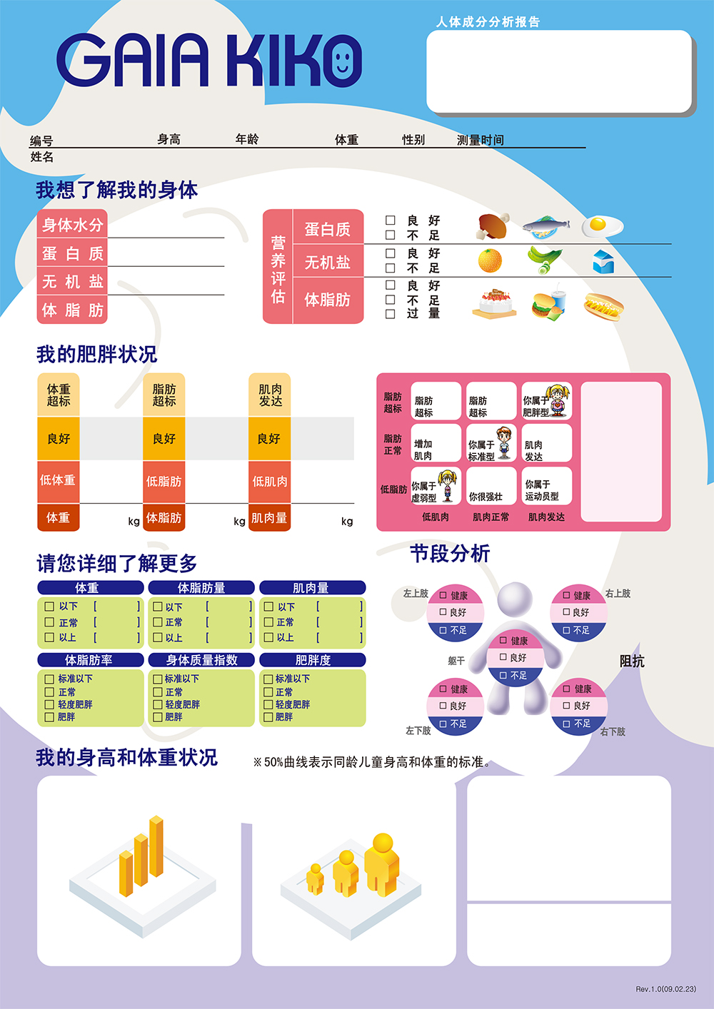 GAIA KIKO人体成分分析仪儿童